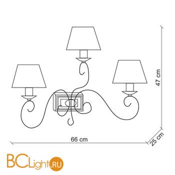 Бра Baga 25th Anniversary 792 - Схема