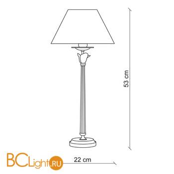 Настольная лампа Baga XXI Century 1033/AV - Схема