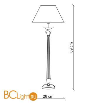 Настольная лампа Baga XXI Century 1031/AV - Схема