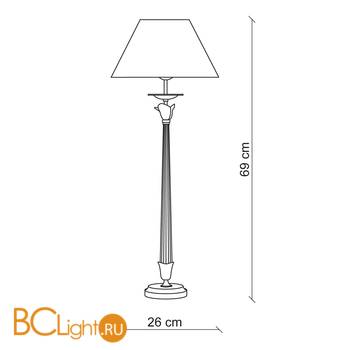 Настольная лампа Baga 25th Anniversary 804 - Схема