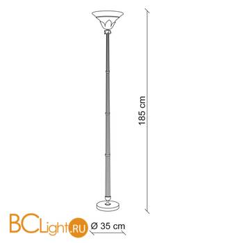 Торшер Baga 25th Anniversary 822 - Схема