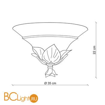 Потолочный светильник Baga 25th Anniversary 845 - Схема