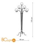 Торшер Baga 25th Anniversary 796 - Схема