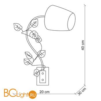 Бра Baga Contemporary 2140 - Схема