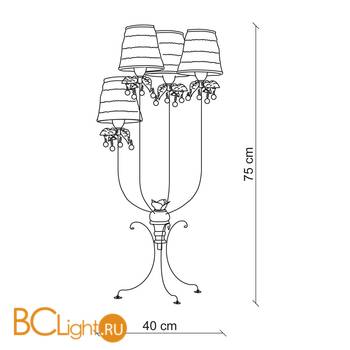 Настольная лампа Baga XXI Century 879 - Схема
