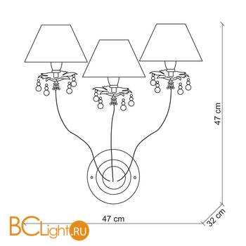 Бра Baga XXI Century 886 - Схема