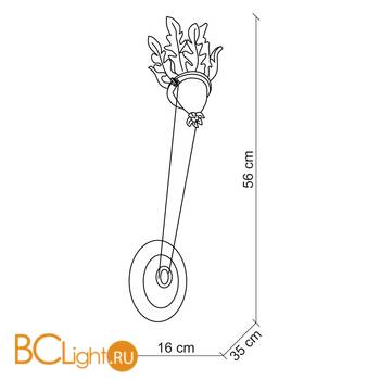 Бра Baga XXI Century 884 - Схема