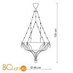 Подвесной светильник Baga XXI Century 1069 - Схема