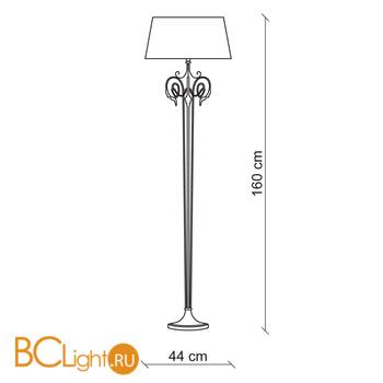 Торшер Baga XXI Century 985 - Схема