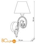 Бра Baga XXI Century 986 - Схема