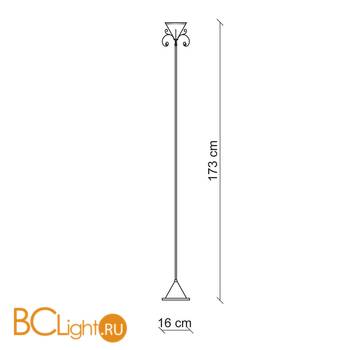 Торшер Baga XXI Century 1026 - Схема