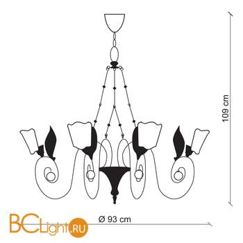 Люстра Baga XXI Century 960 - Схема
