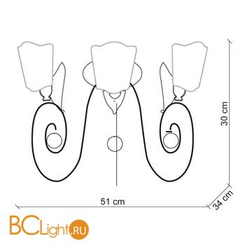 Бра Baga XXI Century 961 - Схема