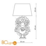 Бра Baga 25th Anniversary AP24 - Схема