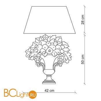 Бра Baga 25th Anniversary AP28 - Схема