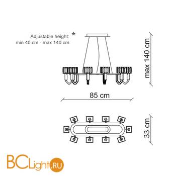 Люстра Baga Bespoke Angie A04K1 - Схема