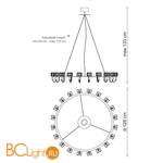 Люстра Baga Bespoke Angie A05G1 - Схема