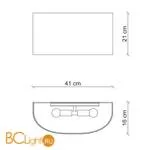 Настенный светильник Baga Bespoke Eccentrica VL | T26 cat. D - Фото 0