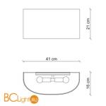 Настенный светильник Baga Bespoke Eccentrica VL | T26 cat. D - Схема