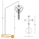 Торшер Baga Bespoke Eccentrica EC13 M20 | T12 cat. C - Схема