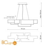 Подвесной светильник Baga Bespoke Gisele G02N1 - Схема