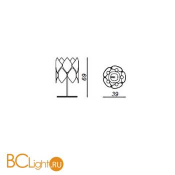 Настольная лампа Baga Holly H08C1 - Схема