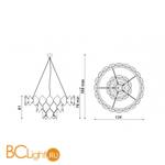 Люстра Baga Holly H01C3 - Схема