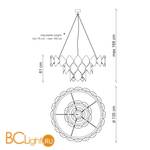 Люстра Baga Holly H01G8 - Схема