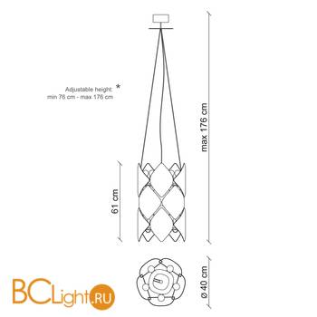 Подвесной светильник Baga Holly H12C1 - Схема