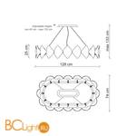Подвесной светильник Baga Holly H14C4 - Схема