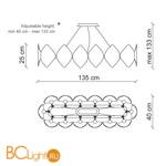 Подвесной светильник Baga Holly H15K1 - Схема