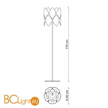 Торшер Baga Holly H09G7 - Схема