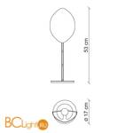 Настольная лампа Baga Holly H20K5 - Схема