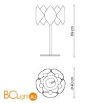 Настольная лампа Baga Holly H21G6 - Схема