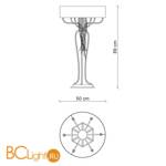 Настольная лампа Baga Bespoke Ricercata RC07 M12 | T19 cat. C - Схема