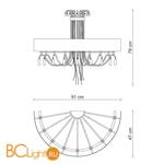 Бра Baga Bespoke Stravagante ST04 M05 | T20 cat. C - Схема