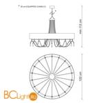 Люстра Baga Bespoke Stravagante ST02 M18 | T05 cat. B - Схема