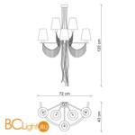 Бра Baga Bespoke Vanitosa VN02 M21 | T02 cat. A - Схема