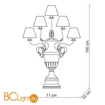 Настольная лампа Baga XXI Century CM501 - Схема