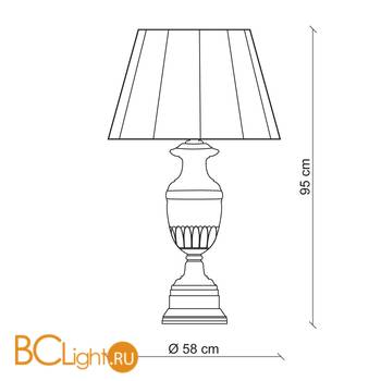 Настольная лампа Baga XXI Century CM504 - Схема