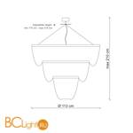 Подвесной светильник Baga Eva 7602 - Схема