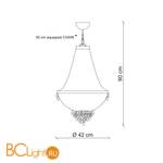 Подвесной светильник Baga Eva 7609 - Схема