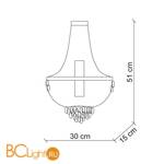 Настенный светильник Baga Eva 7627 - Схема