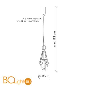 Подвесной светильник Baga Margherita 7428 - Схема