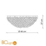 Потолочный светильник Baga Margherita 7413 - Схема