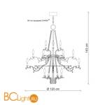 Люстра Baga Morgana 7202 - Схема