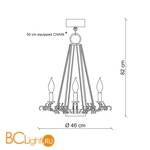 Люстра Baga Morgana 7205 - Схема