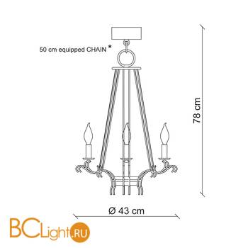 Люстра Baga Morgana 7207 - Схема