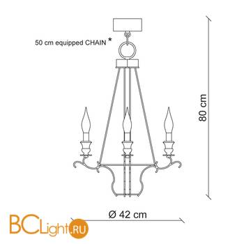 Люстра Baga Morgana 7210 - Схема