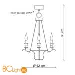Люстра Baga Morgana 7210 - Схема